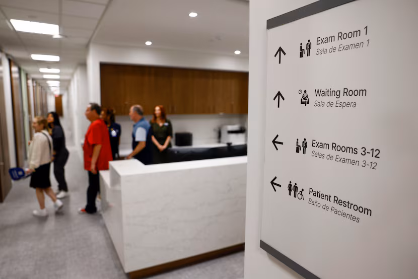 Visit the Parkland Health Center inside the Jewish Family Dallas facility, ...