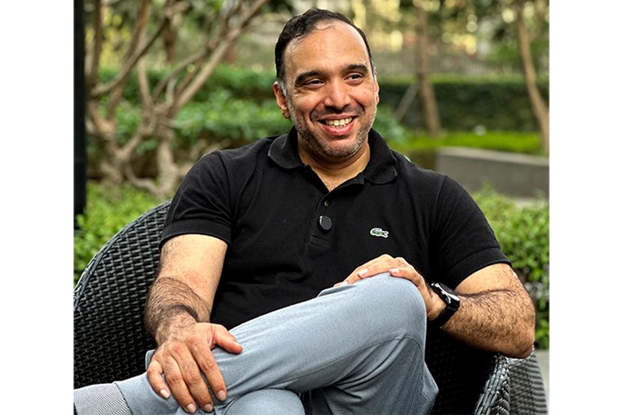 Bhadri smiled on the outer seat