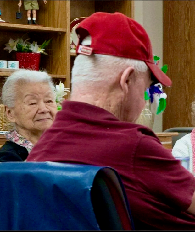 May Brodsky attended the program for almost ten years, so that UDJ reporter Carole Brodsky continued to work while her mother received care from the Lunch Bunch Staff. Photo Courtesy of the Ukiah Senior Center. (Carole Brodsky Ukiah Daily Journal)