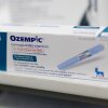 A box of Ozempic at a pharmacy in Los Angeles on August 6, 2025.
