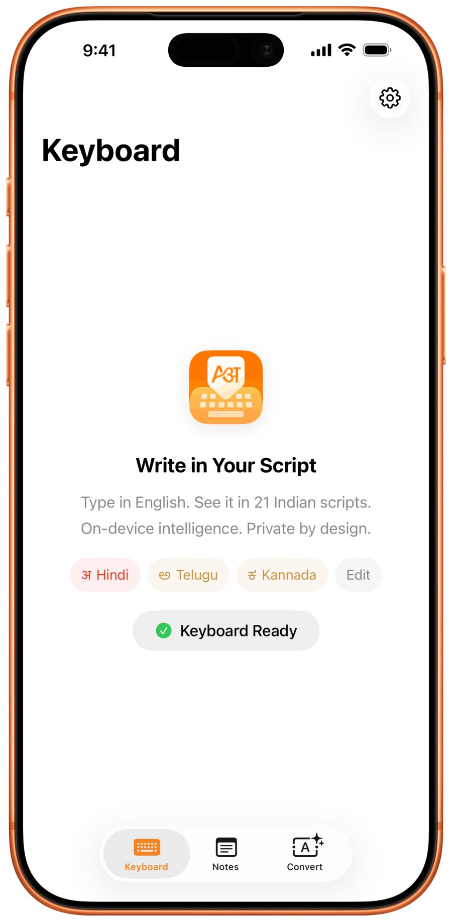 Akshar allows users to type phonetically in English and instantly convert the text into Indian languages, all running entirely on the device. (Express Image)