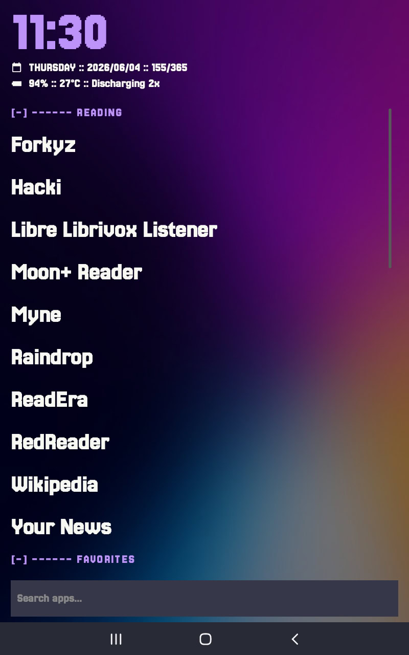 Maco Android Launcher Screenshot 2