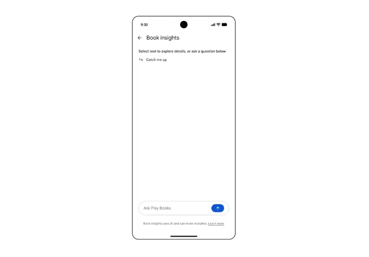 Google Play Books provides book insights