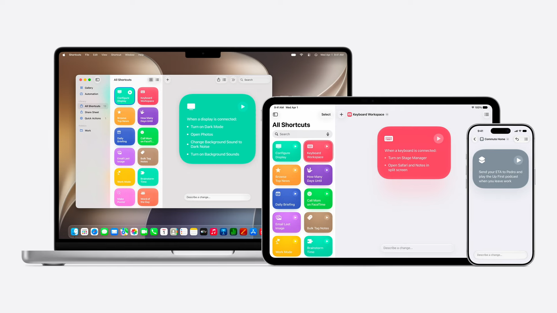 Shortcuts for Apple Intelligence across devices at WWDC 2026