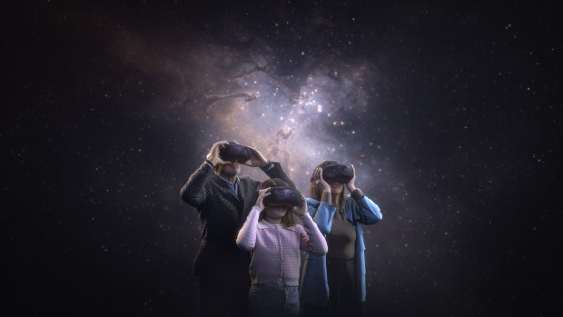Developed over two years through a partnership between Fever and the Smithsonian Astrophysical Observatory, the exhibit allows guests to navigate simulations of celestial phenomena like supernovae and black holes, translating abstract science data into a format accessible to ages 10 and up (courtesy Fever).