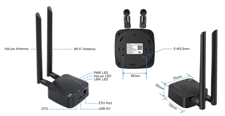 ThinkNode G4 ports and dimensions