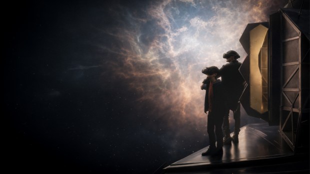 "Smithsonian Starstruck: An Immersive Experience" is a virtual reality show depicting cosmic wonders like black holes and the birth of stars using real astronomical data. (provided by fever)