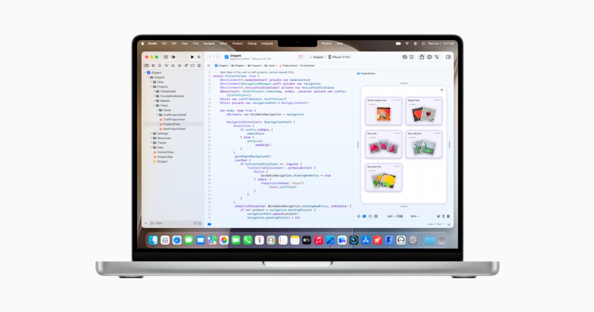 Apple supports app development with new intelligent frameworks and advanced tools