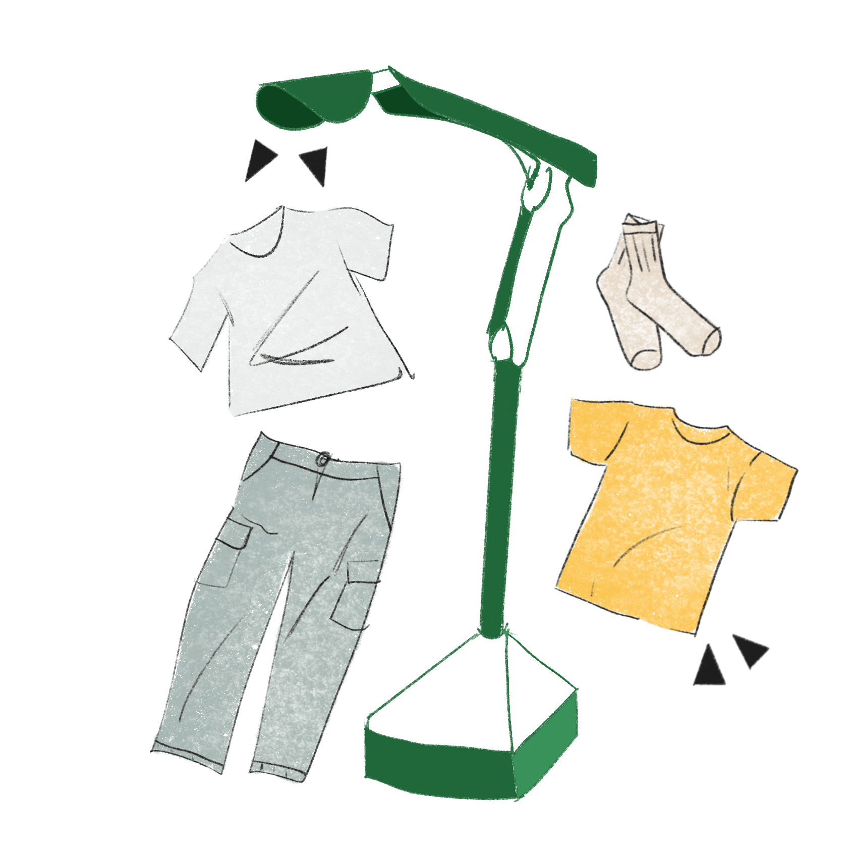 A lamp to fold your laundry