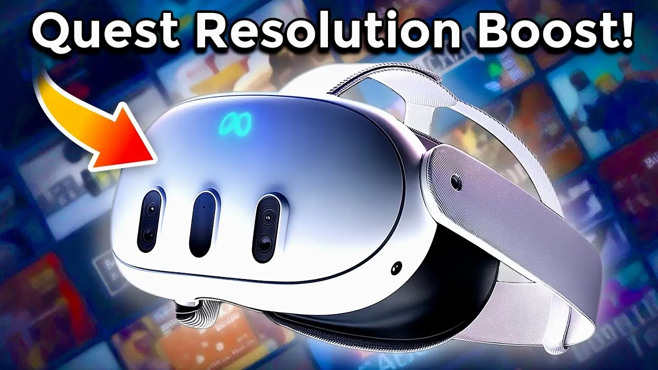 A player who enjoys sharp visuals in Quest 3 VR game.