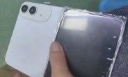 iPhone fold photo (in white/silver) shared by Ice Universe.